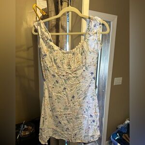 LA Hearts Floral Print Sleeveless Pajama Dress (S) womens/teens NWT